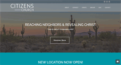 Desktop Screenshot of citizenschurchphoenix.org