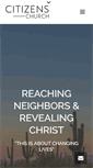 Mobile Screenshot of citizenschurchphoenix.org